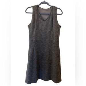 MONDETTA Womens Performance Luxury Activewear Dress Quiet Shade Gray Size Medium